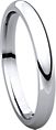 14K White 2.5mm Comfort Fit Band