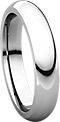 14K White 4mm Comfort Fit Band