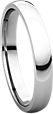 14K White 3mm Light Comfort Fit Band