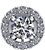 14kt White 1 3/8 CTW Diamond Halo-Style Earrings