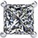 14kt White 2 CTW Diamond Threaded Post Stud Earrings