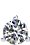 14kt White 3/4 CTW Diamond Stud Earrings