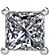 14kt White 1 1/2 CTW Diamond Threaded Post Stud Earrings